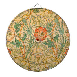 Roze en Roos Patroon (door William Morris) Dartbord