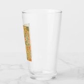 Roze en Roos Patroon (door William Morris) Glas (Links)