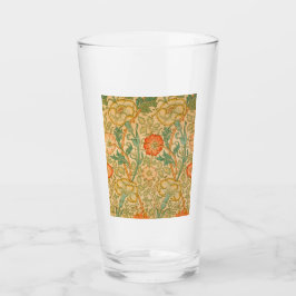 Roze en Roos Patroon (door William Morris) Glas