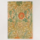 Roze en Roos Patroon (door William Morris) Legpuzzel (Verticaal)