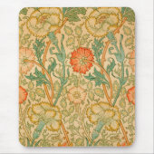 Roze en Roos Patroon (door William Morris) Muismat (Voorkant)
