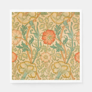 Roze en Roos Patroon (door William Morris) Servet