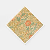 Roze en Roos Patroon (door William Morris) Servet (Hoek)