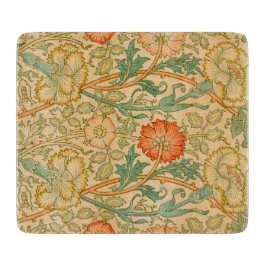 Roze en Roos Patroon (door William Morris) Snijplank