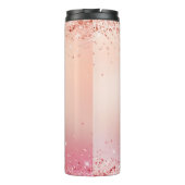 Roze en Roos Sparkle Ombre Thermosbeker (Achterkant)