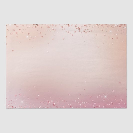 Roze en Roos Sparkle Ombre Tissuepapier (Voorkant)