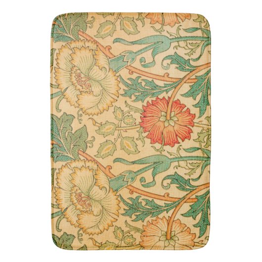 Roze en Roos van William Morris Badmat (Voorkant Verticaal)