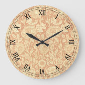 Roze en Roos van William Morris,  bloemen Grote Klok (Voorkant)