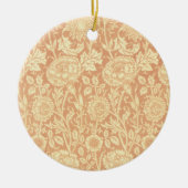 Roze en Roos van William Morris,  bloemen Keramisch Ornament (Voorkant)