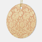 Roze en Roos van William Morris,  bloemen Keramisch Ornament (Links)