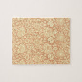 Roze en Roos van William Morris,  bloemen Legpuzzel (Horizontaal)