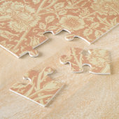 Roze en Roos van William Morris,  bloemen Legpuzzel (Zijkant)