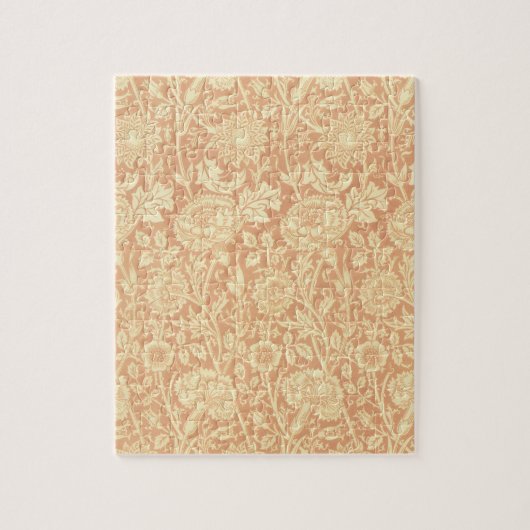 Roze en Roos van William Morris,  bloemen Legpuzzel (Verticaal)