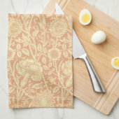 Roze en Roos van William Morris,  bloemen Theedoek (Quarter Fold)