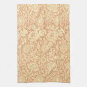 Roze en Roos van William Morris,  bloemen Theedoek (Verticaal)