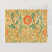 Roze en Roos van William Morris Briefkaart (Voorkant)
