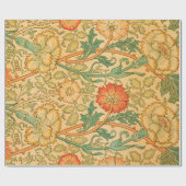 Roze en Roos van William Morris Cadeaupapier (Vlak)