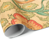 Roze en Roos van William Morris Cadeaupapier (Rol Hoek)