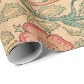 Roze en Roos van William Morris Cadeaupapier (Rol Hoek)