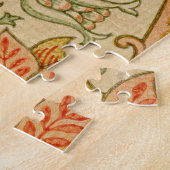 Roze en Roos van William Morris  Floral Legpuzzel (Zijkant)