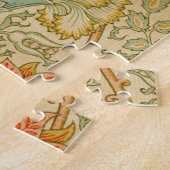 Roze en Roos van William Morris  Floral Legpuzzel (Zijkant)