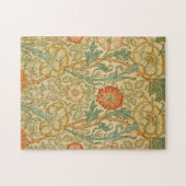 Roze en Roos van William Morris  Floral Legpuzzel (Horizontaal)