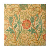 Roze en Roos van William Morris Tegeltje (Voorkant)