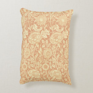 Roze en roos van William Morris, Vintage Bloemen Accent Kussen