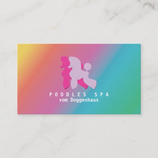 Roze en Roos Visitekaartje van de Wieg (Voorkant)