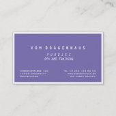 Roze en Roos Visitekaartje van de Wieg (Achterkant)