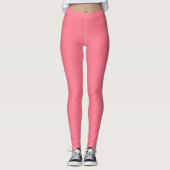 Roze en rooskleurig leggings (Voorkant)