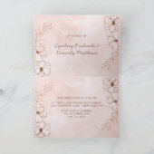 Roze en Roségoud Koppel Bruiloft Feest (Binnen)