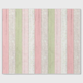 Roze en roze houtkool cadeaupapier (Vlak)