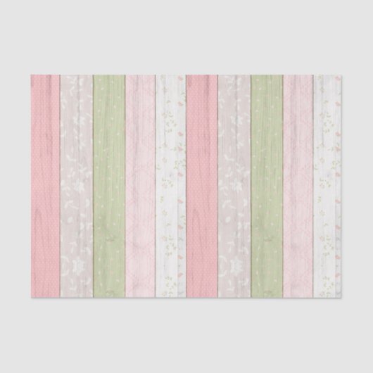 Roze en roze houtkool tissuepapier (Voorkant)