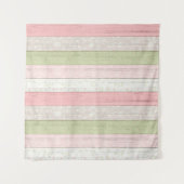 Roze en roze houtkool wandkleed (Voorkant (horizontaal))