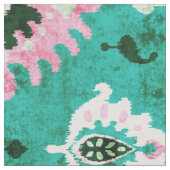 Roze en roze kruidenpatroon stof (Close Up)