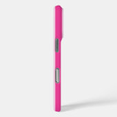 Roze en roze monogramstrepen Case-Mate iPhone case (Achterkant / Rechts)