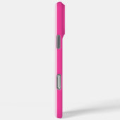 Roze en roze monogramstrepen Case-Mate iPhone case (Achterkant / Rechts)