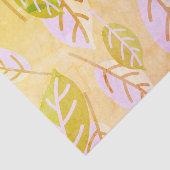 Roze en Sage Abstracte folders op Oranje achtergro Tissuepapier (Detail)