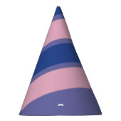 Roze en schaduwen van Paarse strips Feesthoedjes (Rechts)