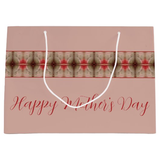 Roze en Schuur Rood Groot Cadeauzakje (Voorkant)