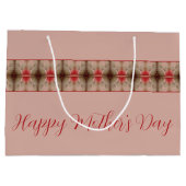 Roze en Schuur Rood Groot Cadeauzakje (Achterkant)