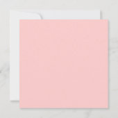 Roze en Silver Bat Mitzvah Kaart (Achterkant)