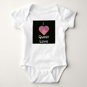 Roze en Sinaasappel I Heart Queer Love Romper