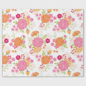 Roze en Sinaasappel inpakpapier (Vlak)