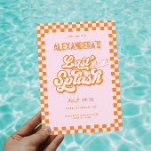 Roze en Sinaasappel Laatste Splash Bachelorette Pa Kaart