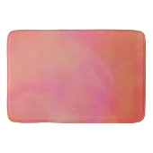 Roze en Sinaasappel Marmerled Cloud abstract Badmat (Voorkant)