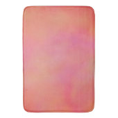 Roze en Sinaasappel Marmerled Cloud abstract Badmat (Voorkant Verticaal)