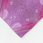 Roze en slijmvlies fleece deken (Hoek)