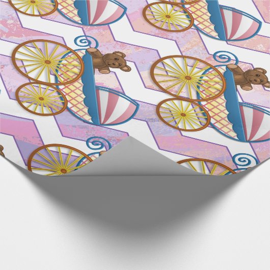 Roze en Stinky Baby Cadeaupapier (Hoek)